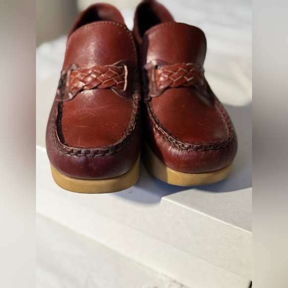 Vintage 70’s Leather Dexter Loafer Platform  Sz 6